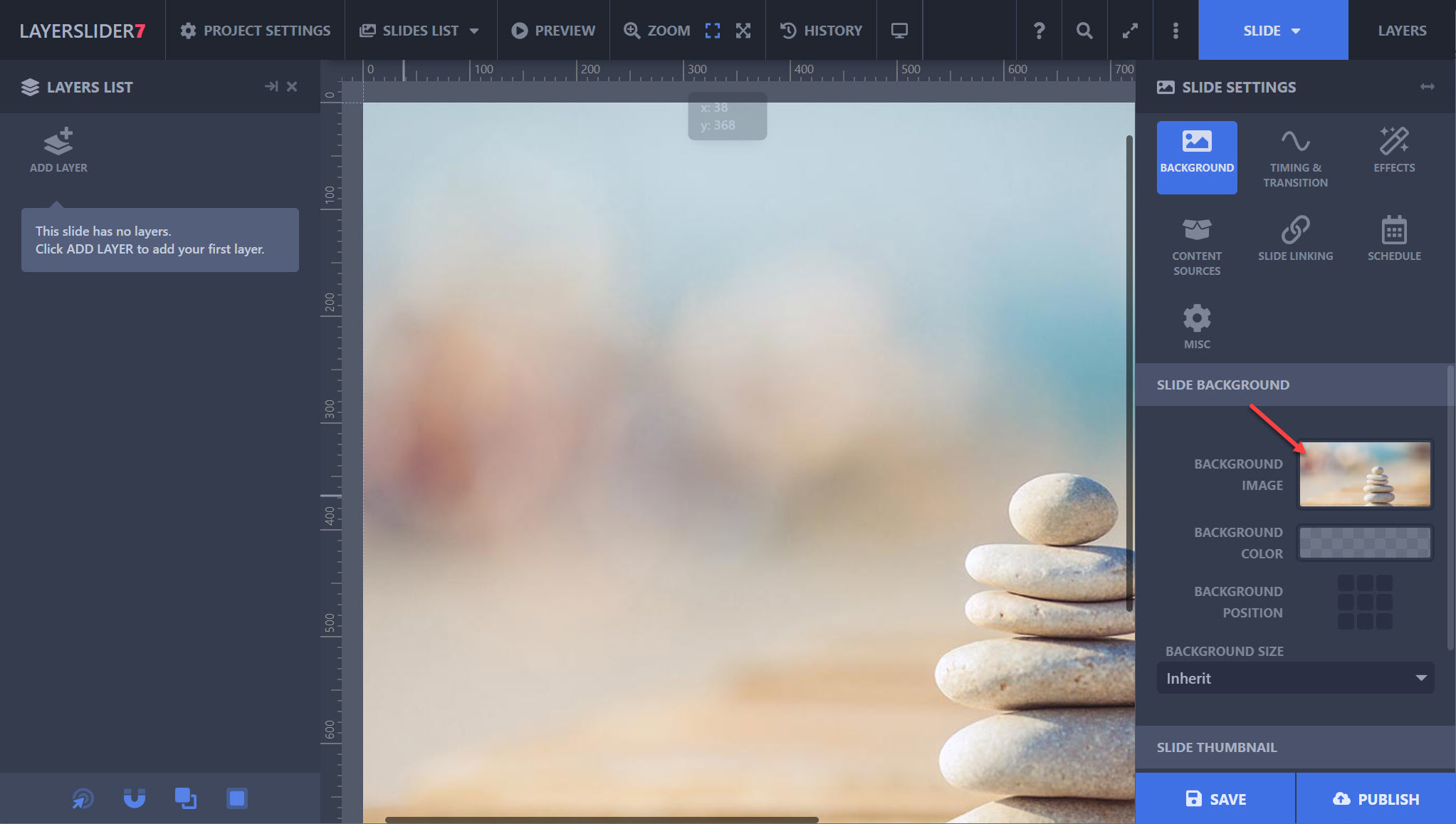 워드프레스 LayerSlider 플러그인: 심플한 이미지 슬라이더 만들기 - 슬라이더 편집