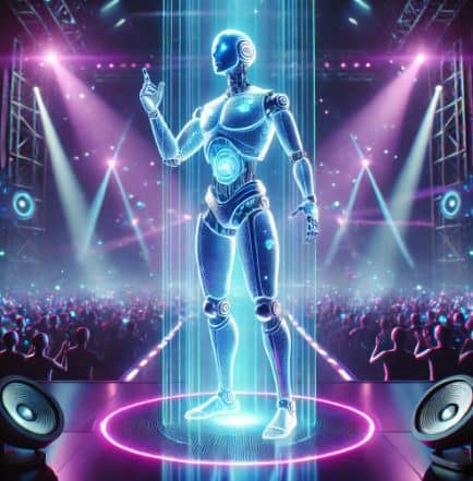 AI 기반 가상 콘서트 및 홀로그램 공연의 발전