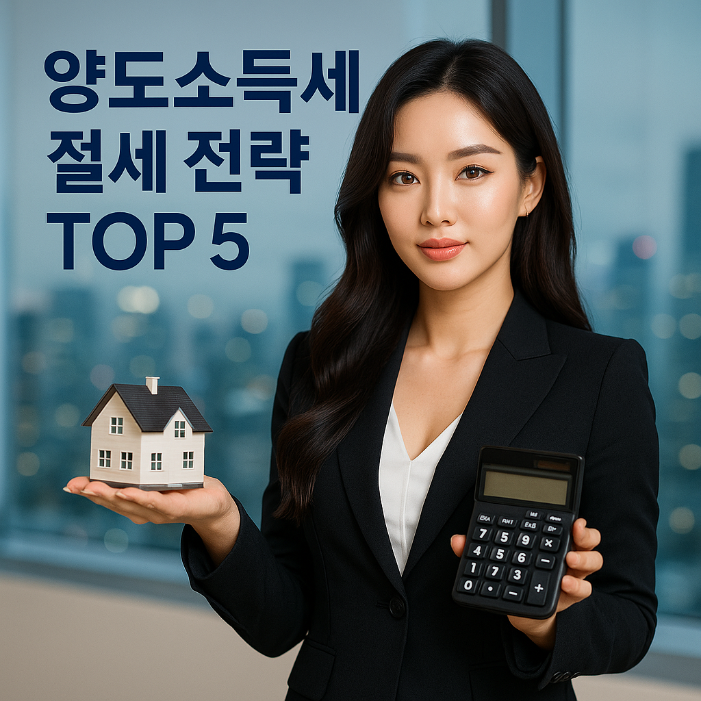 양도소득세 절세 전략 TOP 5 핵심 가이드
