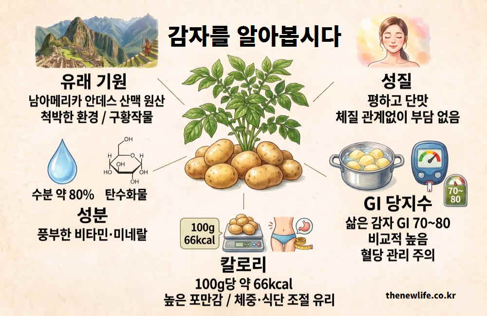 감자 효능 유래 기원