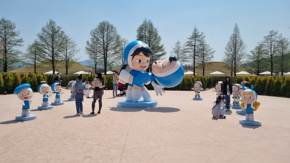 순천만 국가정원 동문 관람 코스 두다하우스 및 유미의세포들 (24년4월10일 기준 사진)