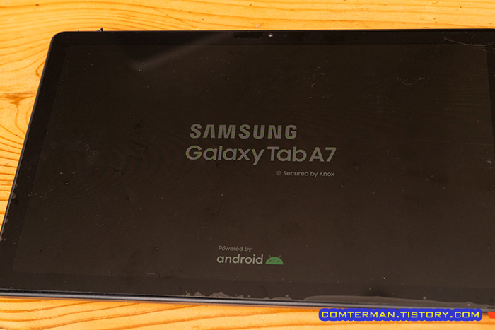 갤럭시탭 A7 부팅 로고