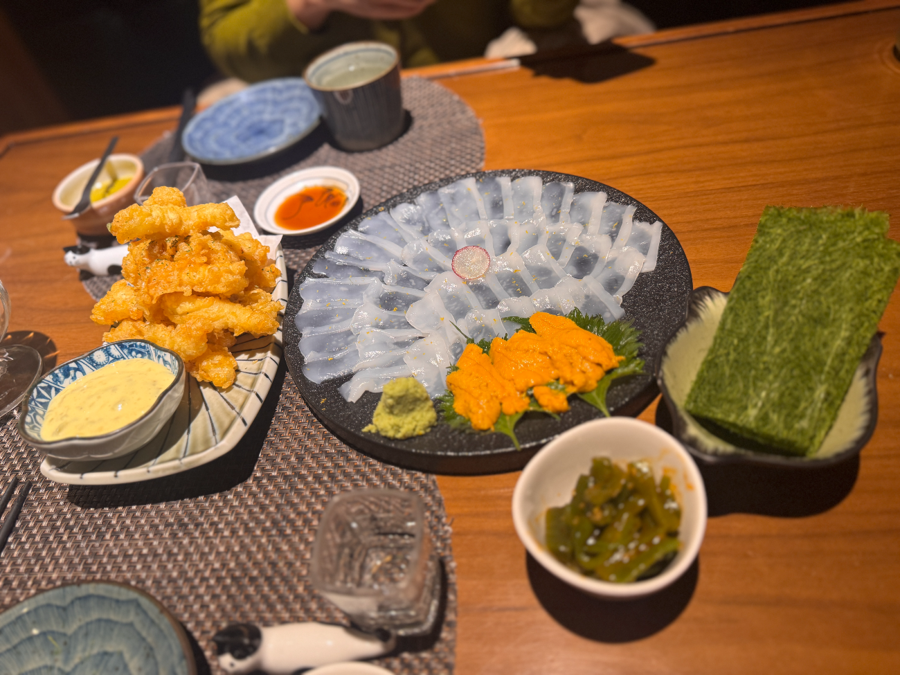 이자카야 무늬오징어 안주 메뉴