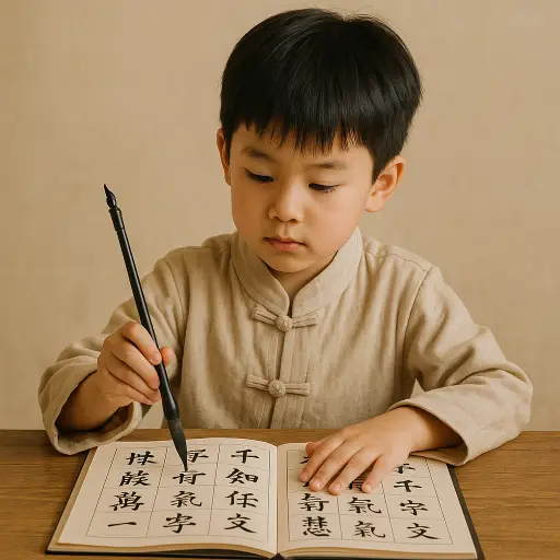 천자문 한자교본 받기