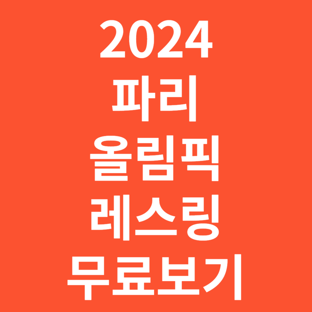 2024파리올림픽레스링규칙역사일정