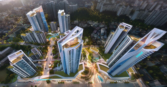 포스코이앤씨, 문재진주아파트 재건축 더샵 르프리베