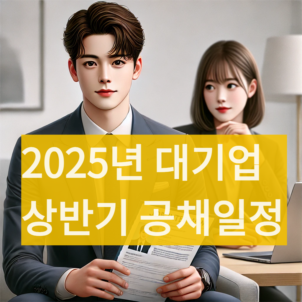 상반기 대기업 공체일정