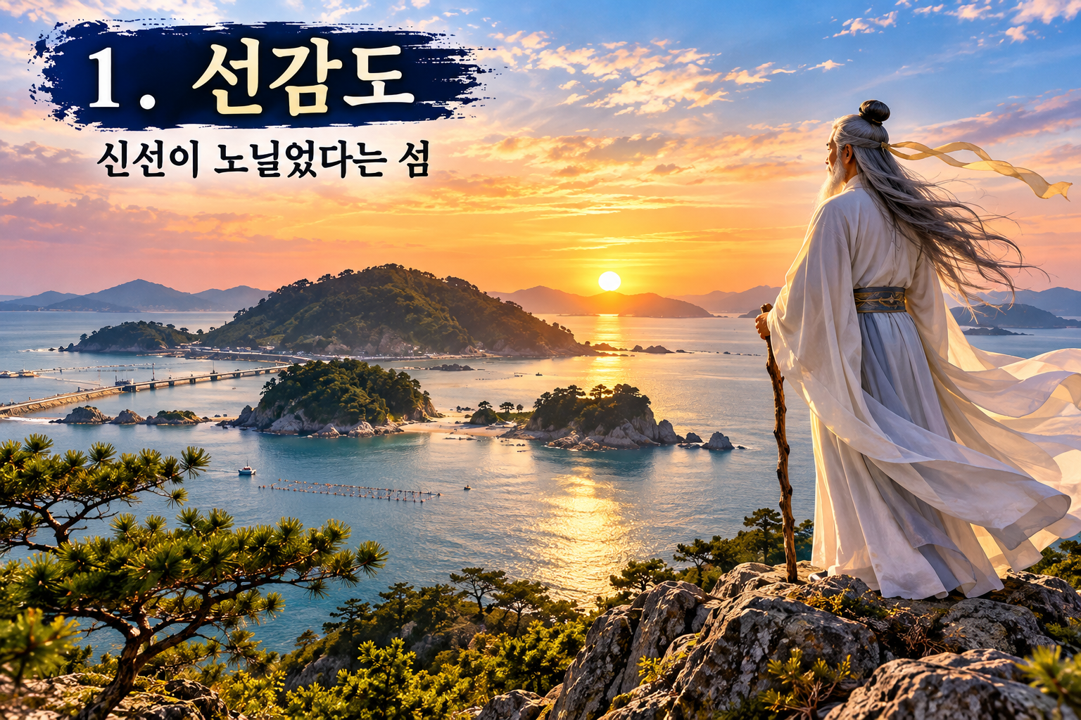 선감도 해안 풍경