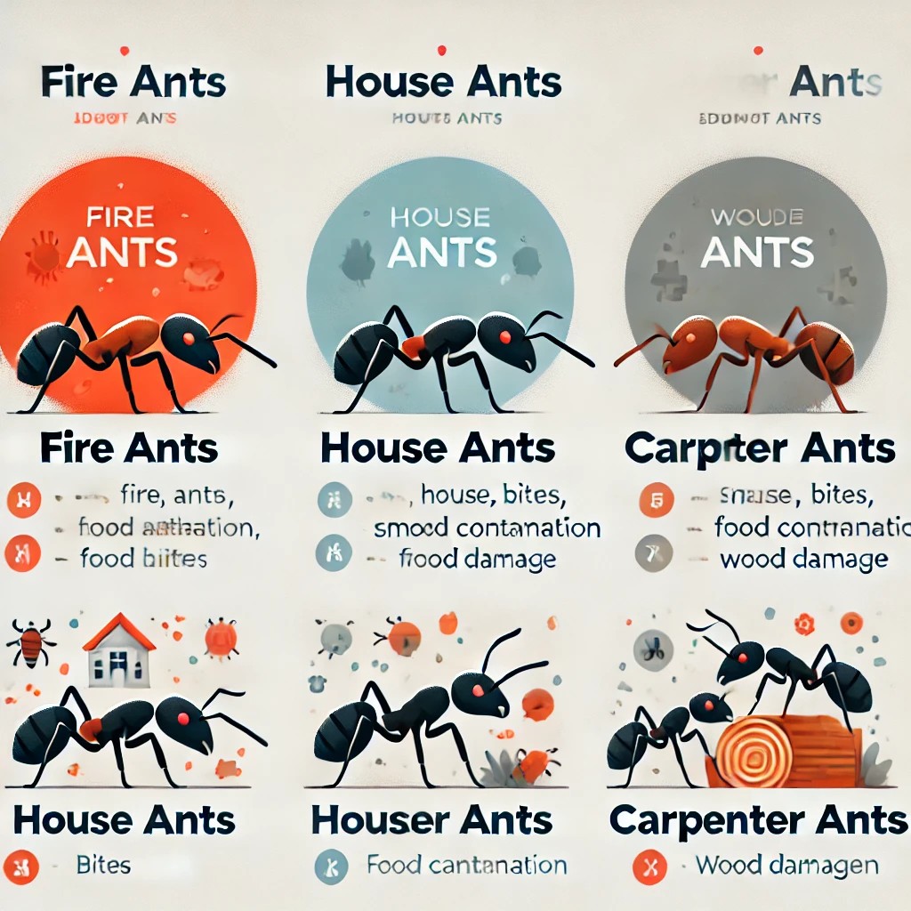 개미 종류 총정리: 불개미, 집개미, 목수개미 비교