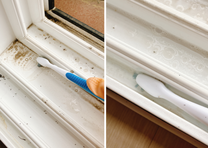 창틀 청소하는 법