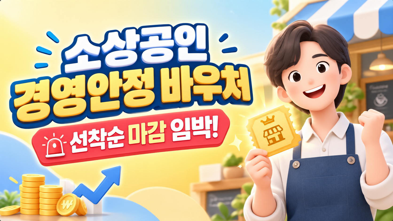2026년 소상공인 경영안정 바우처 선착순 마감 임박 안내 썸네일