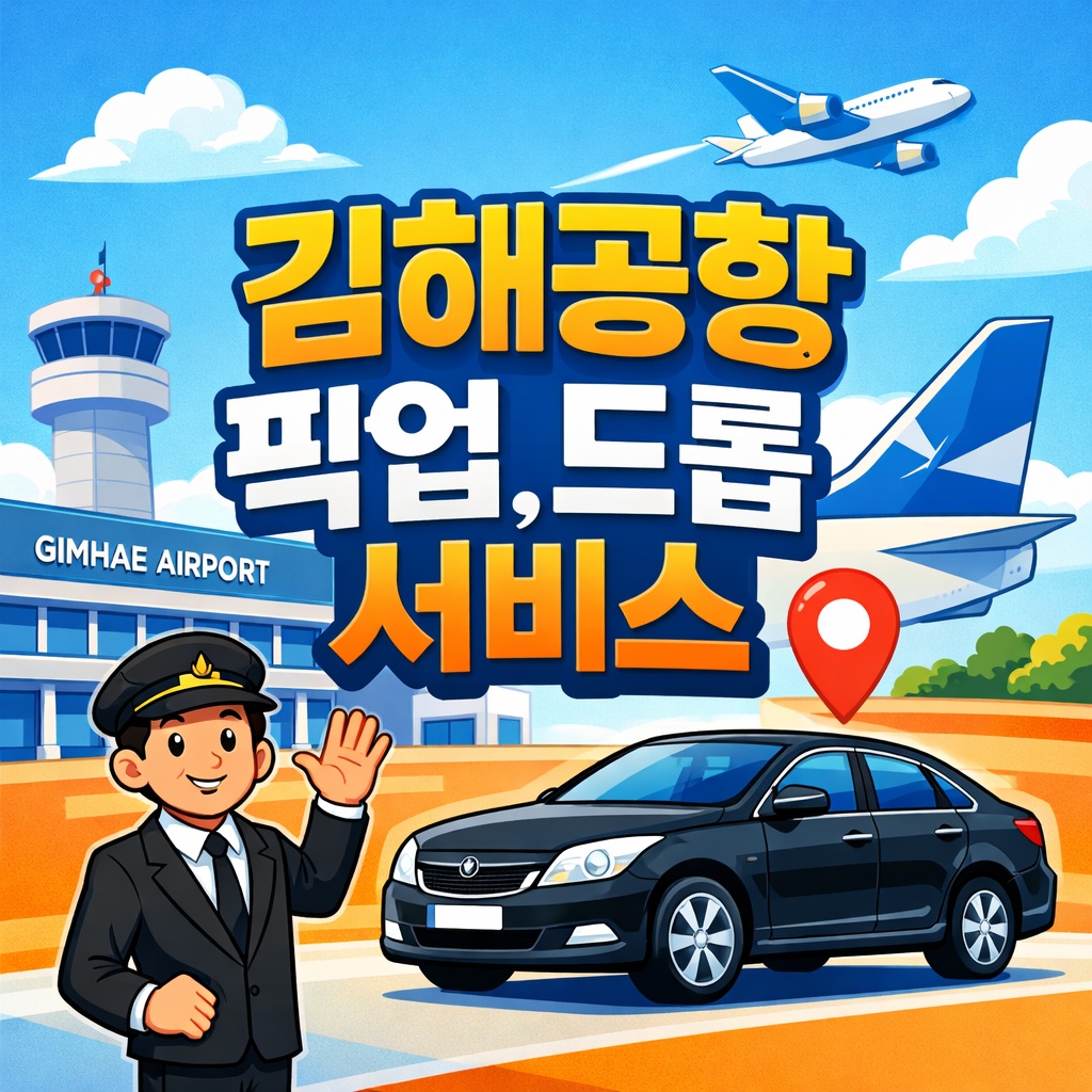 김해공항 픽업&middot;드롭 서비스 요금 비교
