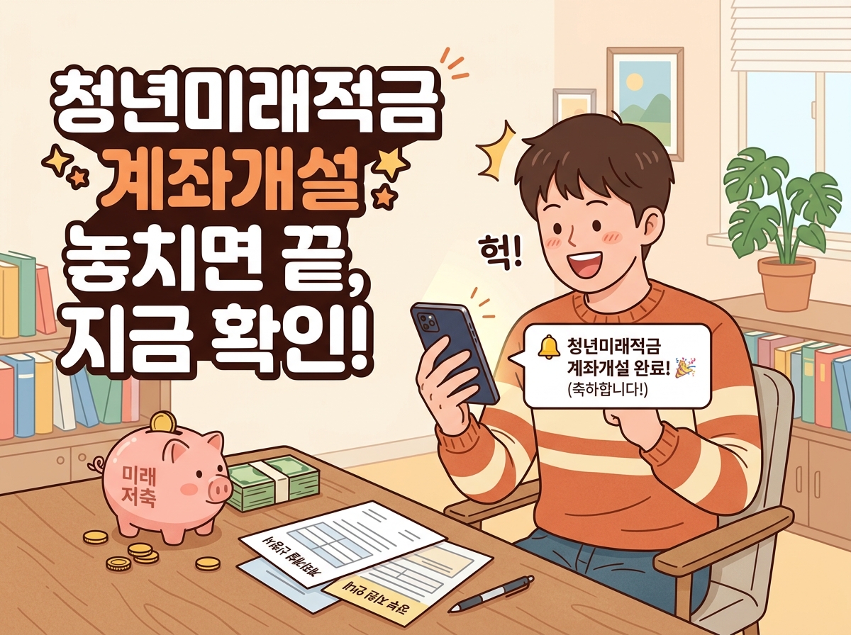 청년미래적금계좌개설