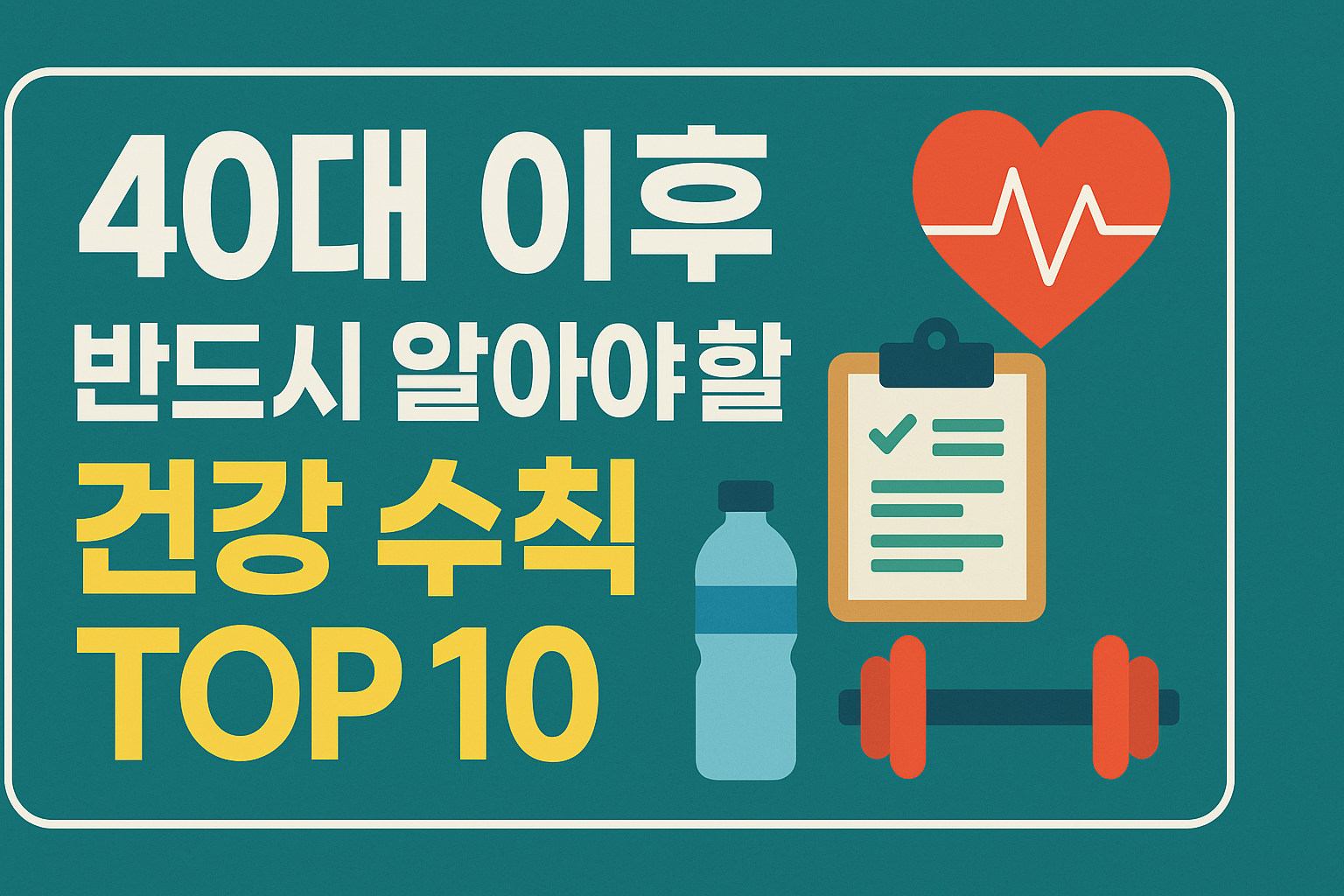 건강수칙 top10
