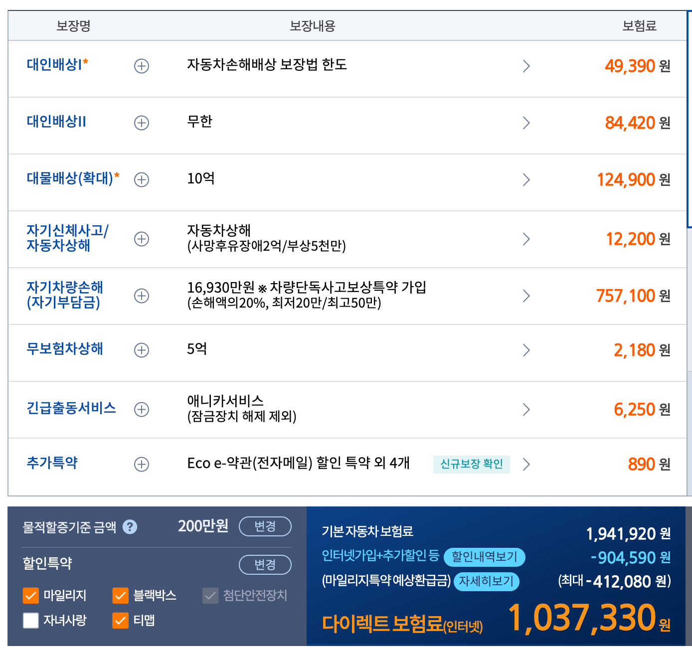 M5-자동차-보험료