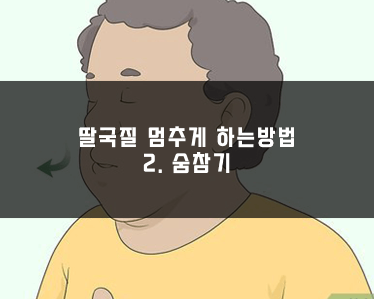 딸국질 멈추는 방법 - 숨 참기
