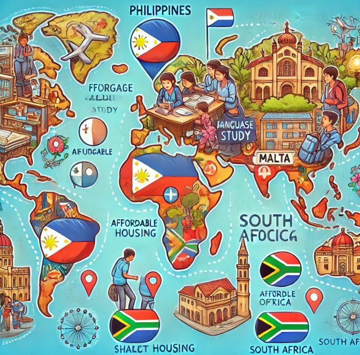 가성비로 어학연수 갈 수 있는 나라추천(필리핀, 몰타, 남아공) 관련 이미지