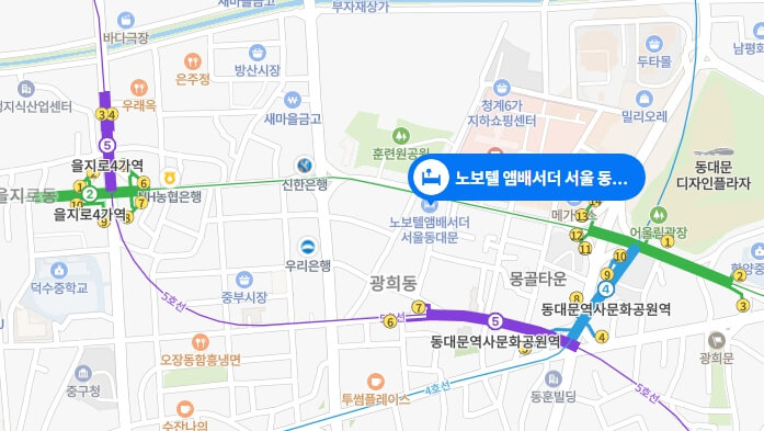 노보텔-앰버서더-동대문-위치