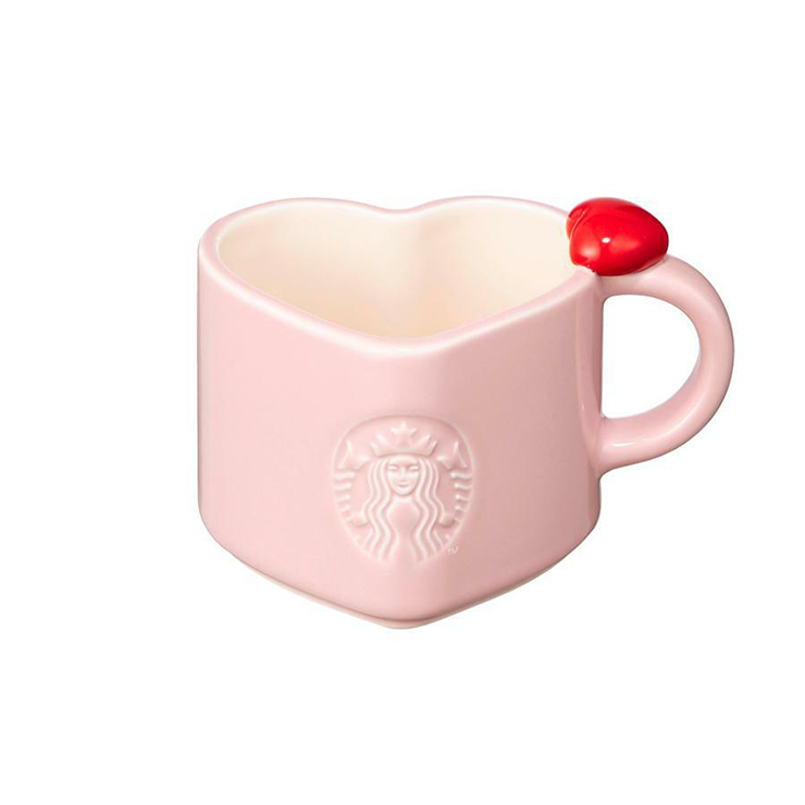 비마인 하트 머그 앤 소서 237ml