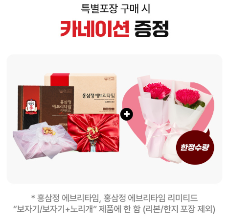 카네이션 증정