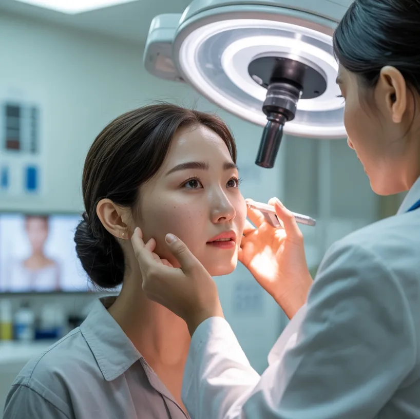 얼굴 비립종 원인 치료법 이미지