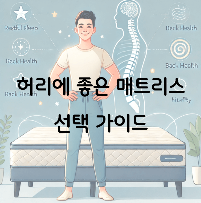 허리에 좋은 매트리스 선택 가이드: 잘못된 선택이 통증 유발