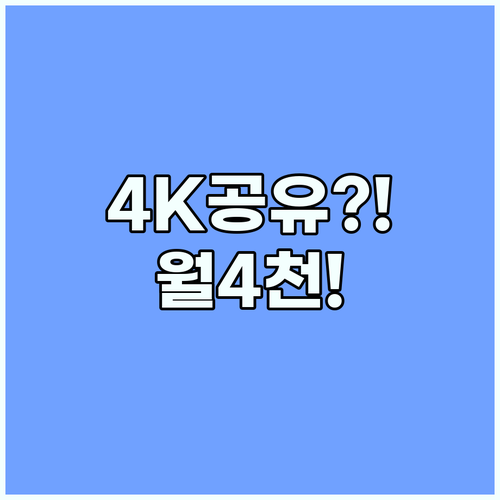 2026 넷플릭스 프리미엄 4K 합법..