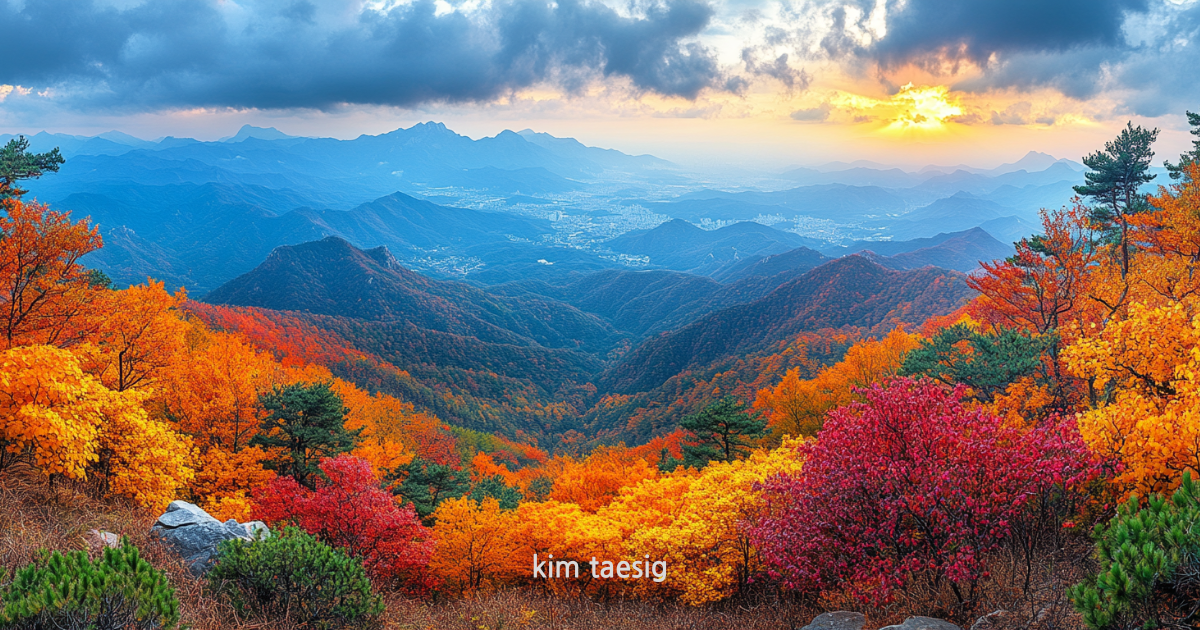 가지산의 사계절