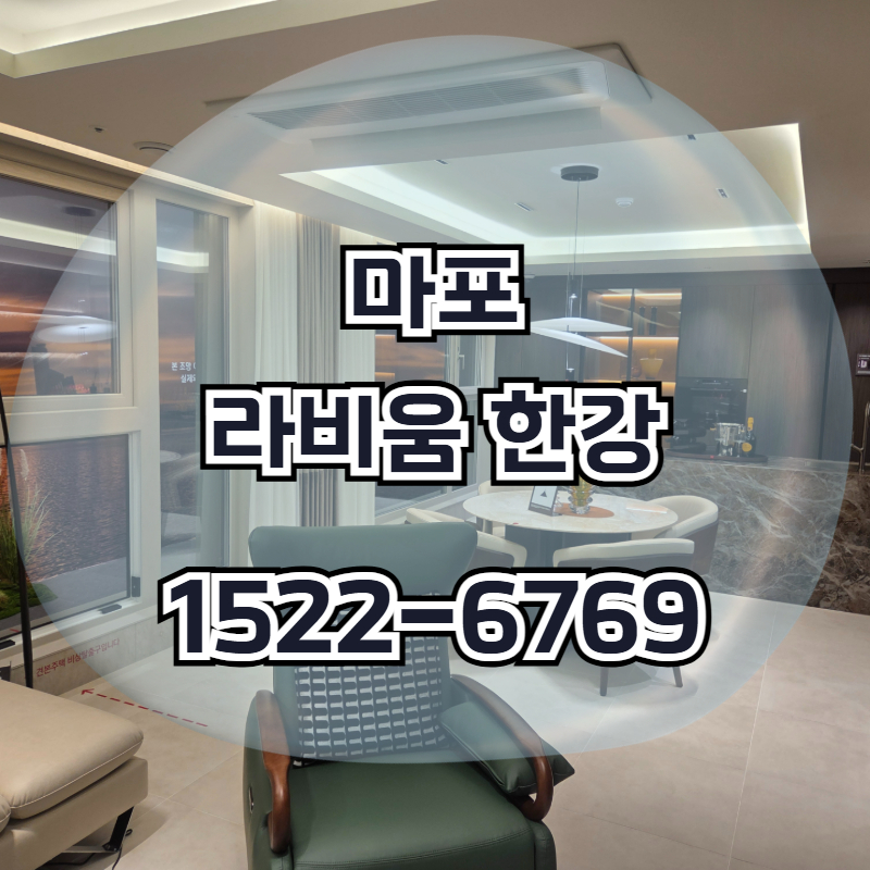 마포 라비움 한강 아파트는 합정동 초역세권 입지와 한강변 위치한 마포구 주상복합 단지