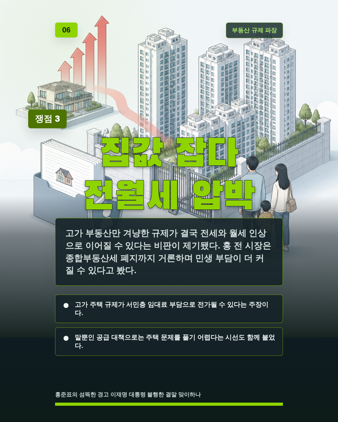 집값 잡다 전월세 압박