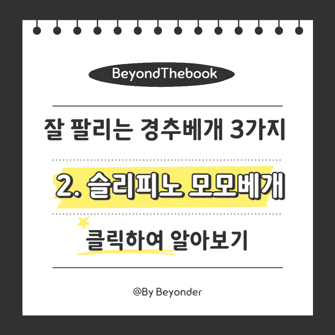 경추베개 2. 슬리피노 모모베개