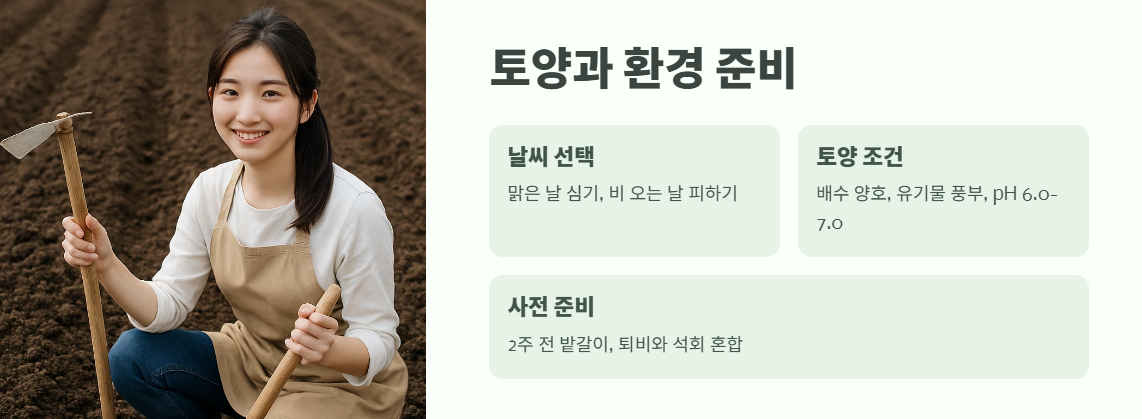 토양 준비가 반