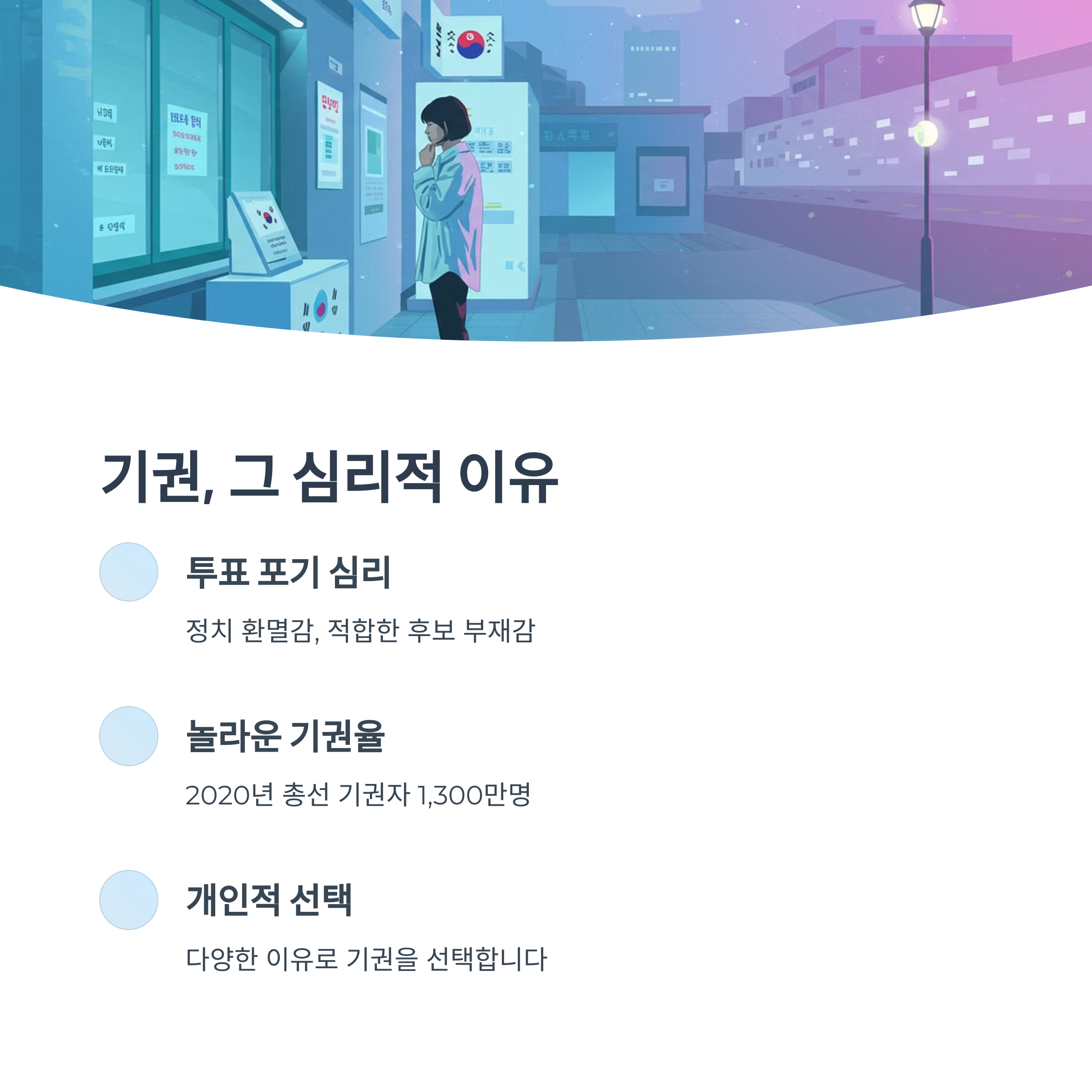 기권표, 외면의 심리