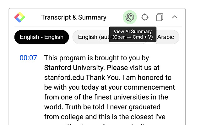 YouTube Summary with ChatGPT-2