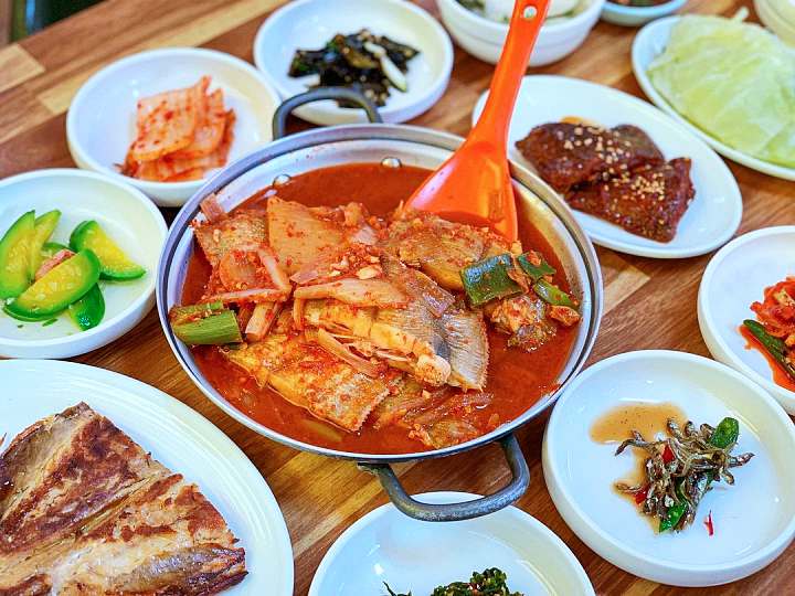 6시내고향 울산 방어진 가자미찌개 말린 반 건조 가자미 파는 곳 물회 가자미 찌개 맛집 오늘 방송 추천