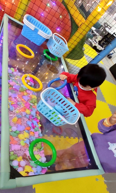 쿠웅이가 2시간 내내 좋아했던 낚시 놀이