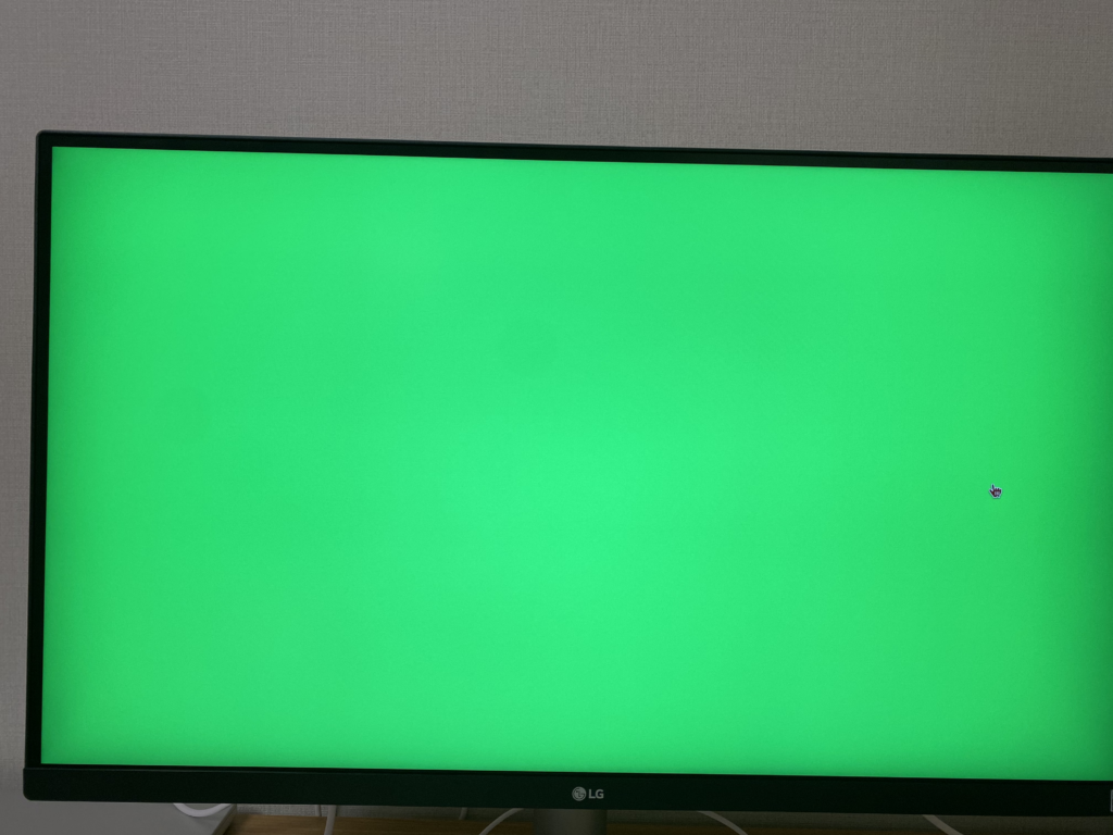 모니터 불량화소 테스트