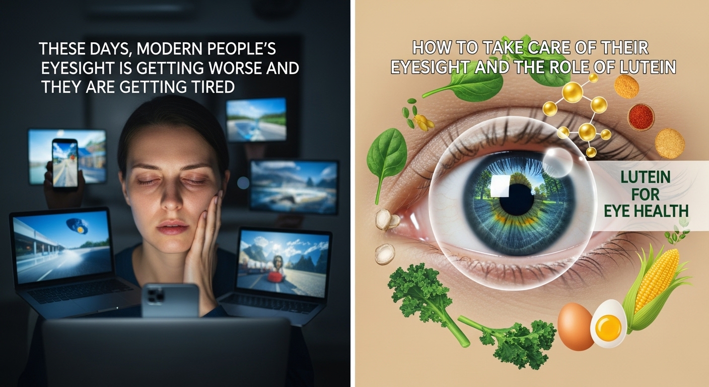 현대인들이 눈이 나빠지는 이유와 루테인의 효능
