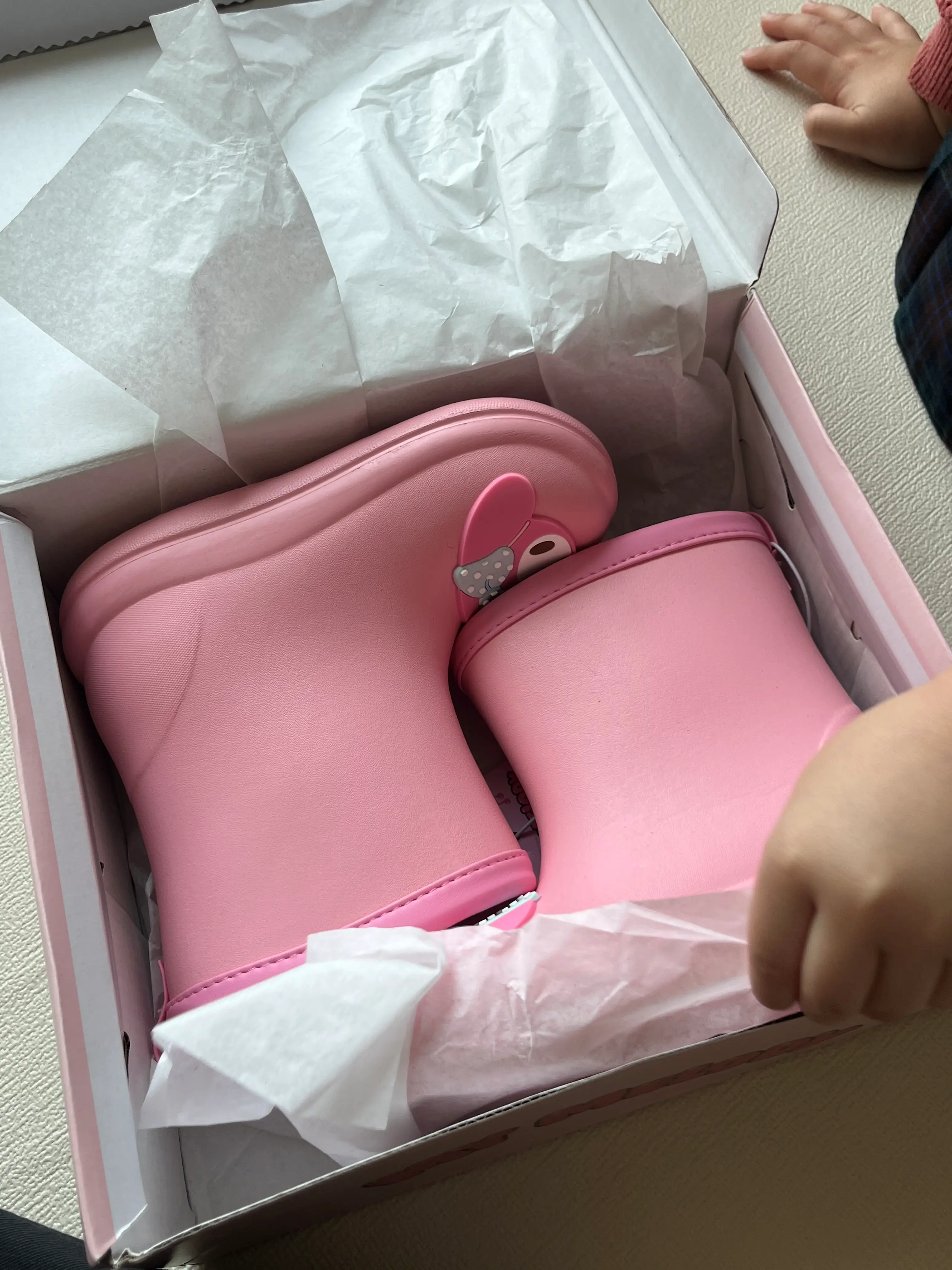 산리오 마이멜로디 레인부츠 포장