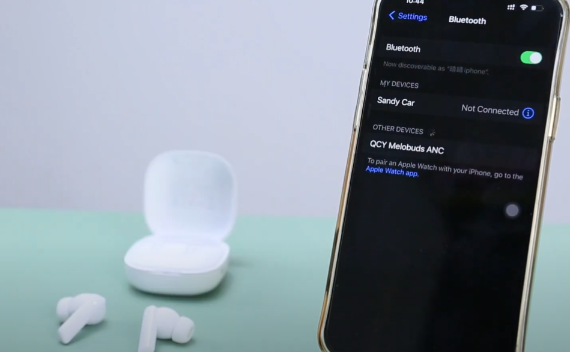 QCY 블루투스 이어폰 연결방법