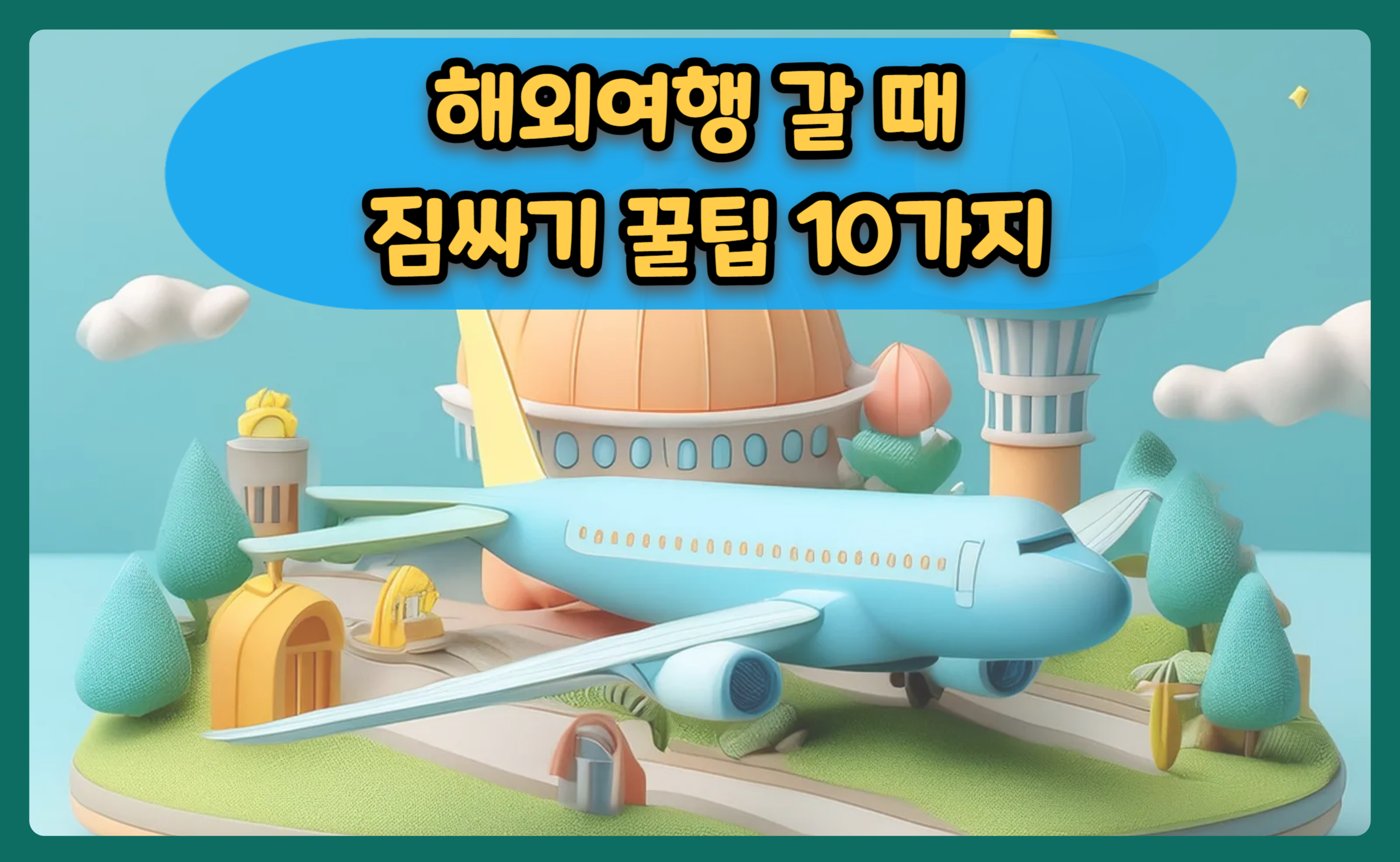 해외여행 갈 때&nbsp;짐싸기 꿀팁 10가지