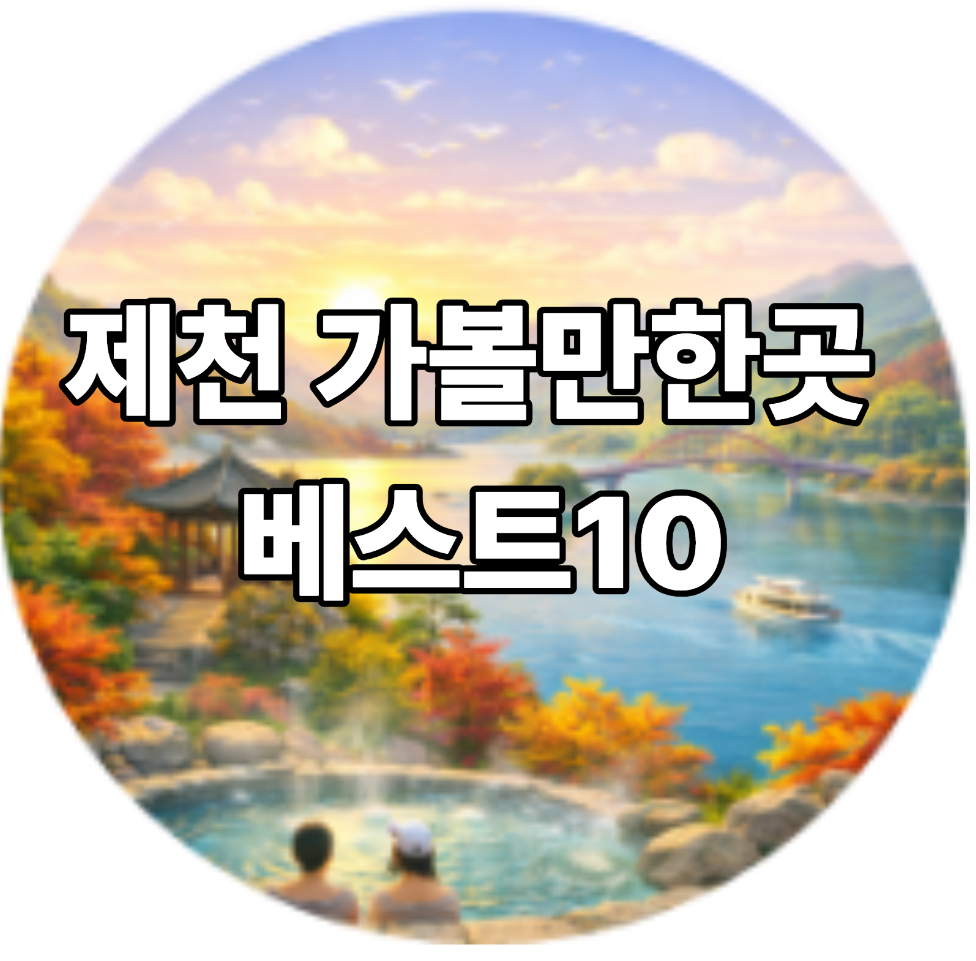 제천 가볼만한곳 베스트10