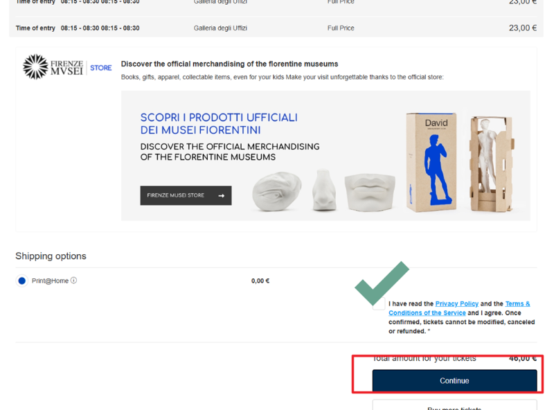 선택한 시간대 확인 후 동의