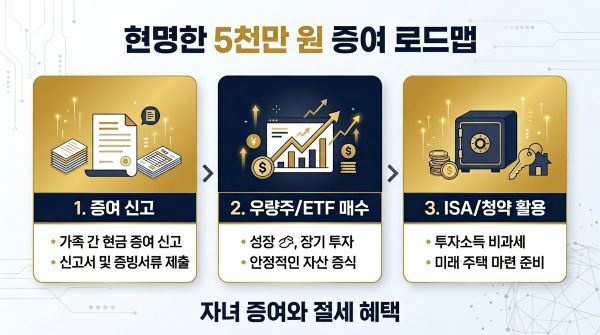 스마트한 5천만 원 증여 방법 로드맵 실천