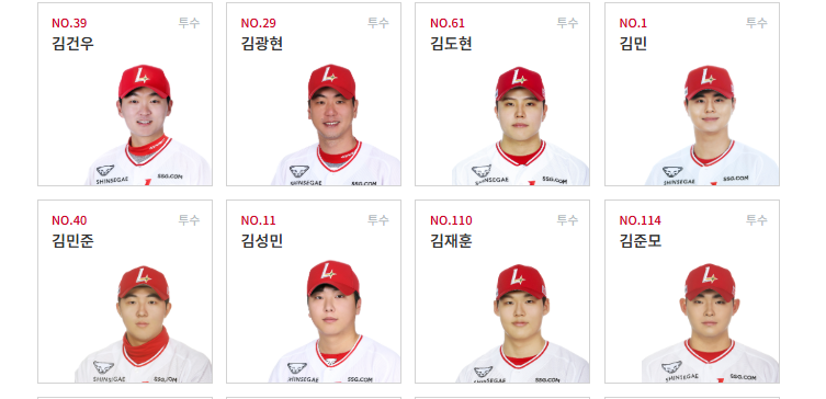 2026 SSG 프로야구 선수단(투수)