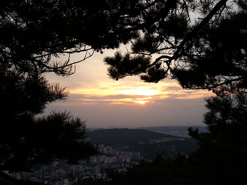 저녁노을(Sunset)이 아름다운 인왕산(Inwangsan)