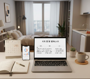 자취 첫달 체크리스트 작성중