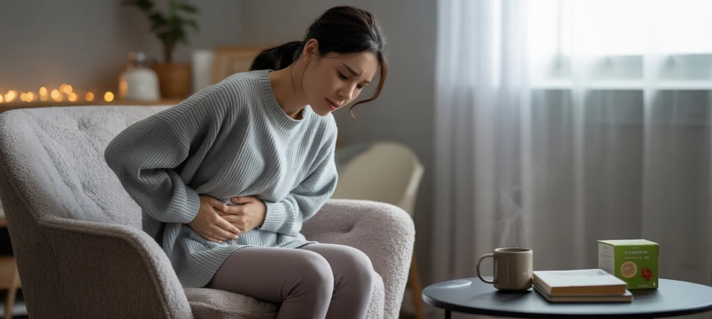 생리통 심할때 이미지