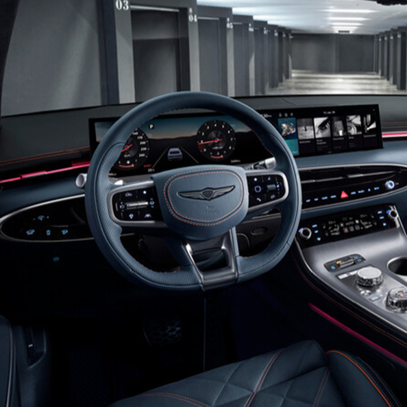 2025 GV70 스포츠패키지 스티어링 휠