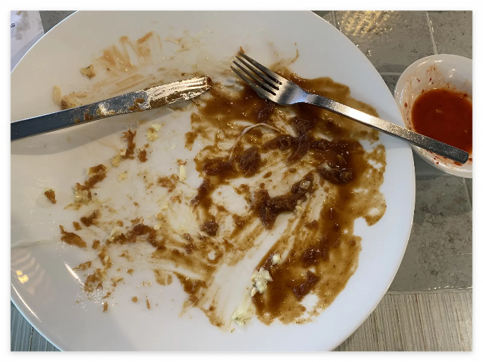 김포돈가스-접시